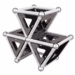Geomag Panels Black&White 68 pcs Jouet à aimant néodyme
