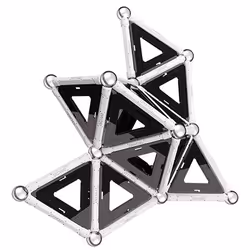 Geomag Panels Black&White 68 pcs Jouet à aimant néodyme - Vue supplémentaire 6