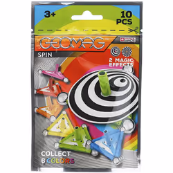 Geomag Panels Spinner - 10 pcs, Toupie, 3 an(s)
