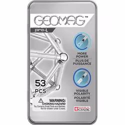 Geomag Pro-L Pocket Set, Jouet à aimant néodyme, 8 an(s), Argent