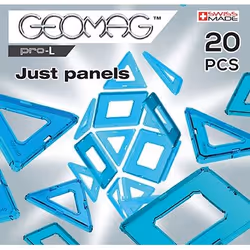 Geomag Pro-L Pocket Panels, Jouet à aimant néodyme, 8 an(s), Bleu, Argent