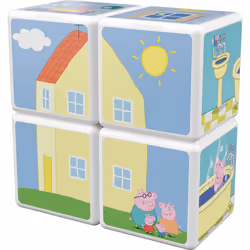 Giochi Preziosi Magicube - Peppa Pig La Maison Et Jardin De Peppa (4 Cubes)
