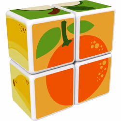 Giochi Preziosi Magicube - Les Fruits (4 Cubes)