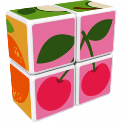 Giochi Preziosi Magicube - Les Fruits (4 Cubes)