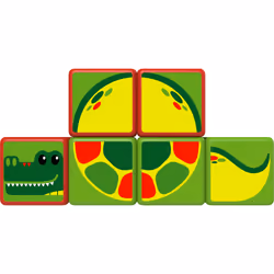 Giochi Preziosi Magicube - Animaux De La Riviere (6 Cubes)