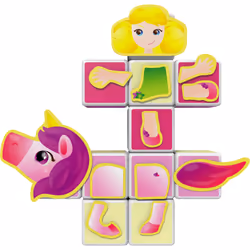 Giochi Preziosi Magicube - Princesses (11 Cubes + Accessoires), 1,5 an(s), 560 g