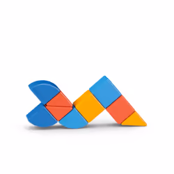 Geomag MagiCube Shapes Recycled Animals - Vue supplémentaire 4