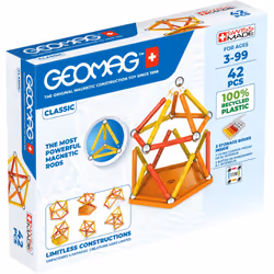 Geomag Classic GM271, Jouet à aimant néodyme, 3 an(s), Multicolore
