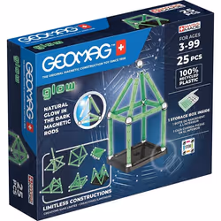 Geomag Glow Recycled, Jouet à aimant néodyme, 3 an(s), Multicolore