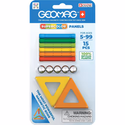 Geomag - EcoFriendly 15 pcs Panels supercolor