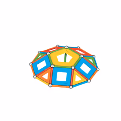 Geomag SuperColor Panels Recycled Jouet à aimant néodyme - Vue supplémentaire 8
