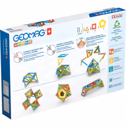 Geomag Super Color Recycled Jouet à aimant néodyme
