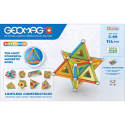 Geomag Super Color Recycled Jouet à aimant néodyme