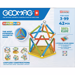 Geomag Super Color Recycled Jouet à aimant néodyme