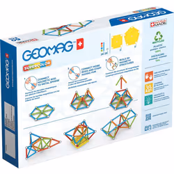 Geomag Super Color Recycled Jouet à aimant néodyme