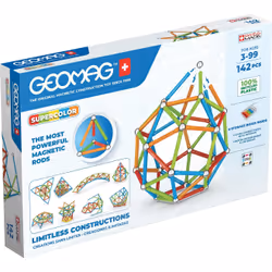 Geomag Super Color Recycled, Jouet à aimant néodyme, 3 an(s), Multicolore