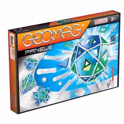 Geomag Panels 180 pcs, Jouet à aimant néodyme, 5 an(s), Bleu, Vert