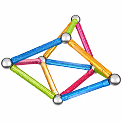 Giochi Preziosi Geomag - Glitter - 30Pcs