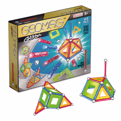 Giochi Preziosi Geomag - Glitter - 44Pcs, 5 an(s), 400 g