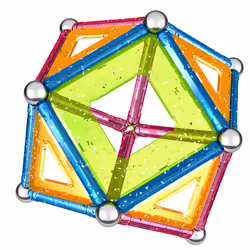 Giochi Preziosi Geomag - Glitter - 44Pcs