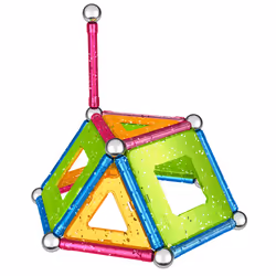 Giochi Preziosi Geomag - Glitter - 44Pcs