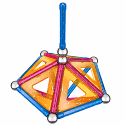 Giochi Preziosi Geomag - Glitter - 68Pcs, 5 an(s), 630 g