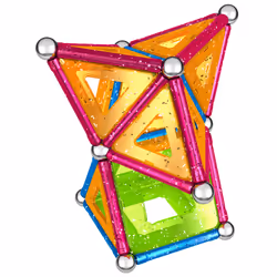 Giochi Preziosi Geomag - Glitter - 68Pcs