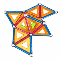 Giochi Preziosi Geomag - Glitter - 68Pcs