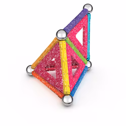 Geomag Glitter Panels Recycled Jouet à aimant néodyme - Vue supplémentaire 8