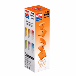 Geomag KOR 2.0 Pantone 151 Orange 26 pcs Jouet à aimant néodyme