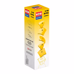 Geomag KOR 2.0 Pantone 108 Yellow 26 pcs, Jouet à aimant néodyme, 5 an(s), Jaune