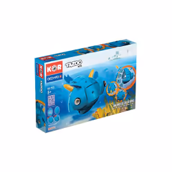 Geomag MECHANICS Ecofriendly - 185 pcs STRIKE - Challenge, Jouet à aimant néodyme, 5 an(s), Bleu