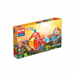 Geomag Tazoo Toco 86 pcs, Jouet à aimant néodyme, 5 an(s), Bleu, Orange, Rouge