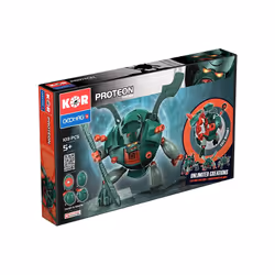 Geomag Proteon Swomp 103 pcs, Jouet à aimant néodyme, 5 an(s), Vert, Gris, Rouge