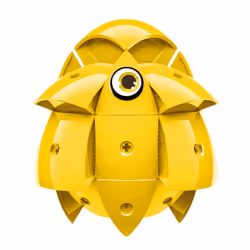 Geomag KOR 2.0 Pantone 108 Yellow 55 pcs Jouet à aimant néodyme