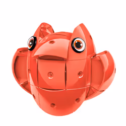 Geomag KOR 2.0 Pantone 485 Red 55 pcs Jouet à aimant néodyme