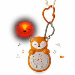 Cloud B 7670-FX lumière de nuit pour bébé Bande suspendue Orange, Blanc