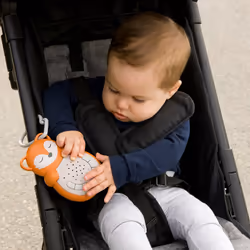 Cloud B 7670-FX lumière de nuit pour bébé Bande suspendue Orange, Blanc