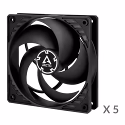 ARCTIC P12 PWM PST Value Pack Boitier PC Ventilateur 12 cm Noir