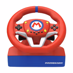 Hori Mario Kart Racing Wheel Pro Noir, Bleu, Rouge, Blanc USB Volant + pédales Analogique Nintendo Switch
