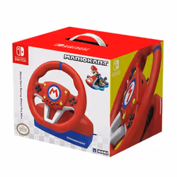 Hori Mario Kart Racing Wheel Pro Noir, Bleu, Rouge, Blanc USB Volant + pédales Analogique Nintendo Switch - Vue supplémentaire 6