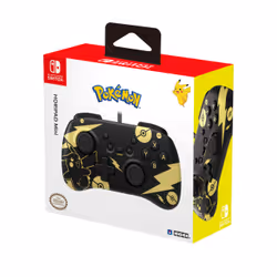 Hori HORIPAD Mini Noir, Or USB Manette de jeu Nintendo Switch - Vue supplémentaire 4
