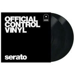 SERATO BLACK 12 .Vinyl controle tone scratch live noir. ( la paire )