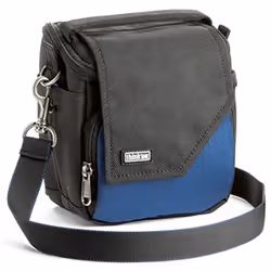 Think Tank Mirrorless Mover 5, Support, Sony a6500 Nikon 1–J4 Olympus E–PL5 Canon G Series, Sangle épaule, Noir, Bleu