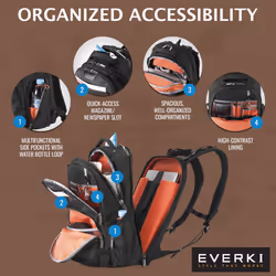 Sac à dos EVERKI Backpacks Atlas 13-17.3''