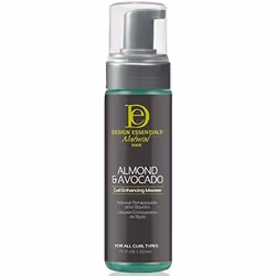 Design Essentials Natural Curl Enhancing Mousse Quick Drying Must-Have for Perfectly Defined Luminous Curls-Almond & Avocado