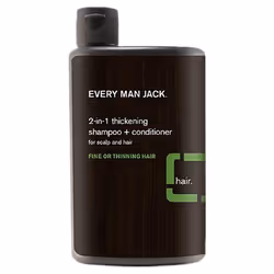 Every Man Jack 2-in-1 daily, 400 ml, Shampoing et revitalisant 2 en 1, Hommes, Cheveux secs, Cheveux fins, Hydratant, Réparat ...