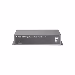 LevelOne POS-4000 séparateur voix-données Gris Connexion Ethernet, supportant l'alimentation via ce port (PoE)