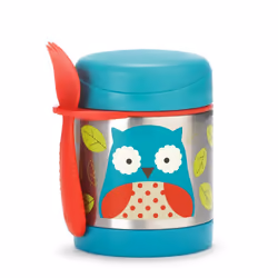 Skip Hop SH252375, Vase, Rond, 0,325 L, Bleu, Rouge, Acier inoxydable, Acier inoxydable, Dévissable
