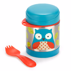Skip Hop SH252375 boîte hermétique alimentaire Rond Vase 0,325 L Bleu, Rouge, Acier inoxydable
